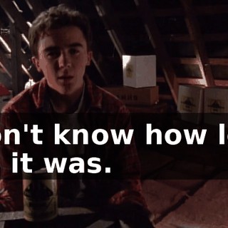 I don't know how long ago it was.