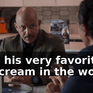 It is his very favorite ice cream in the world.