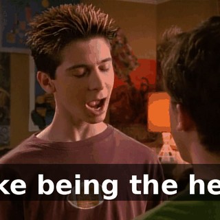 I like being the hero.