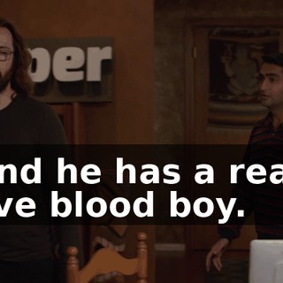 And he has a real, live blood boy.