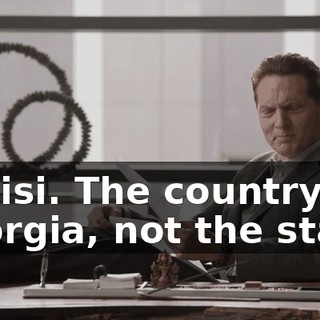 Tbilisi. The country of Georgia, not the state.