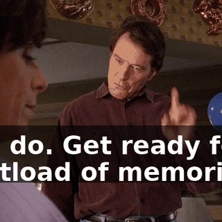 Will do. Get ready for a boatload of memories.