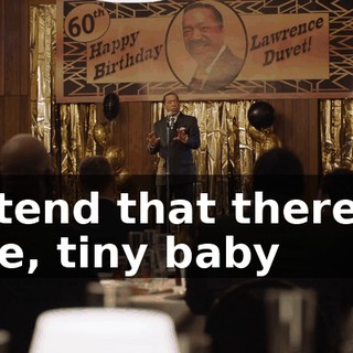pretend that there's a little, tiny baby