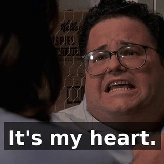 It's my heart.