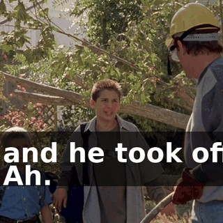 - and he took off. - Ah.