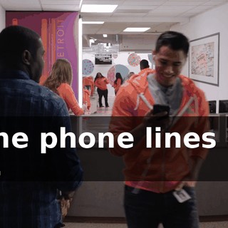 - The phone lines are off,