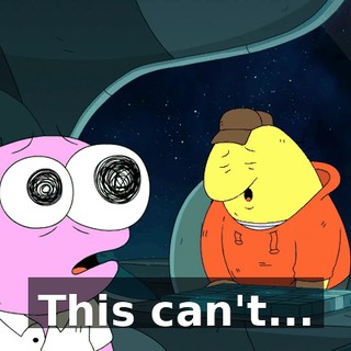 This can't...