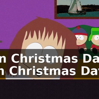♪ On Christmas Day, on Christmas Day ♪