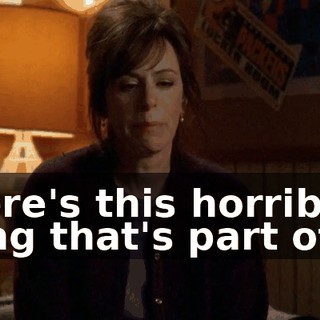 There's this horrible thing that's part of us