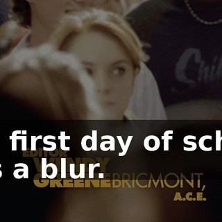 The first day of school was a blur.