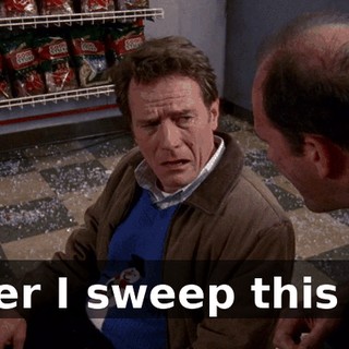 After I sweep this up,