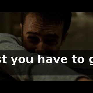 First you have to give up.