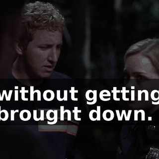 without getting brought down.