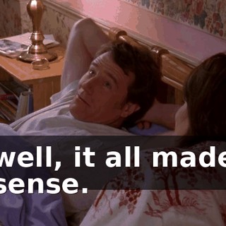 well, it all made sense.