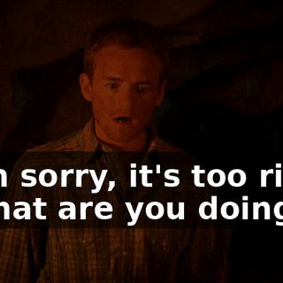 - I'm sorry, it's too risky. - What are you doing?