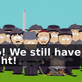 No! We still have to fight!