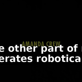 ♪ The other part of me operates robotically ♪