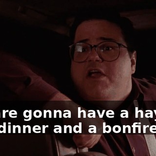 We are gonna have a hayride and dinner and a bonfire!