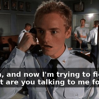 - Yeah, and now I'm trying to figure-- - What are you talking to me for?