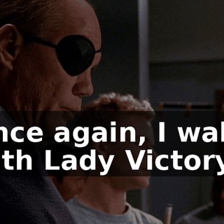 Once again, I waltz with Lady Victory.
