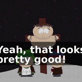 Yeah, that looks pretty good!