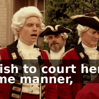 I wish to court her in some manner,
