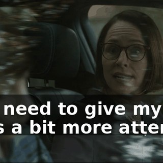 And I need to give my needs a bit more attention.