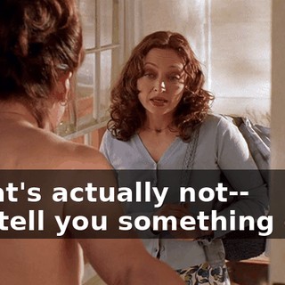 - That's actually not-- - I'll tell you something else.