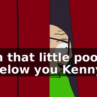 in that little pool below you Kenny.