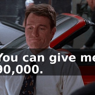 You can give me $90,000.