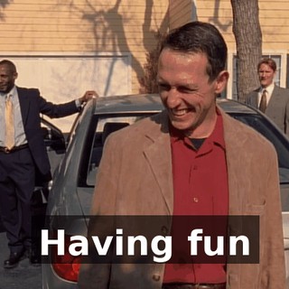 ♪ Having fun ♪