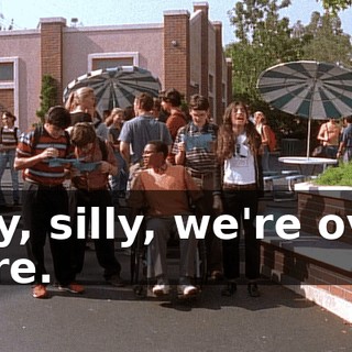 Hey, silly, we're over here.