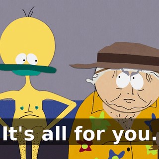 It's all for you.
