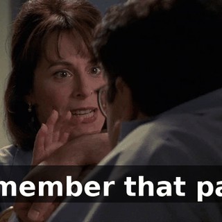 Remember that pain.