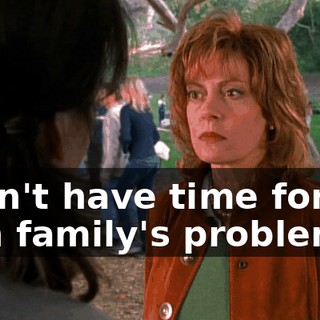 I don't have time for my own family's problems