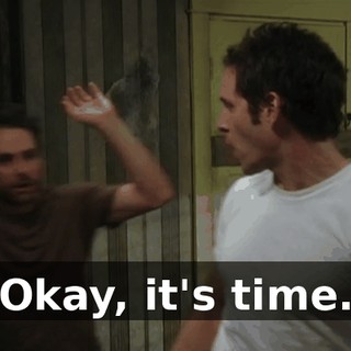 Okay, it's time.