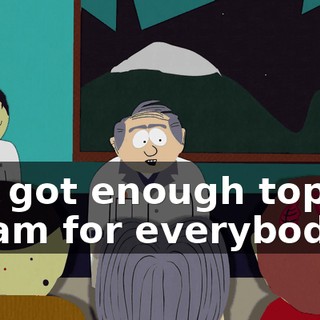 I've got enough topical cream for everybody.