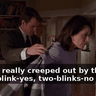 I was really creeped out by that one-blink-yes, two-blinks-no stuff.