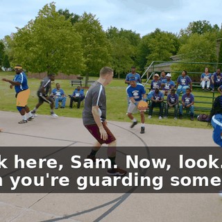 - Look here, Sam. Now, look. When you're guarding somebody,