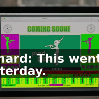 Richard: This went up yesterday.