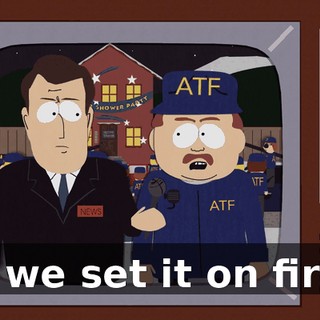 If we set it on fire,