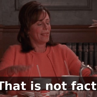 That is not fact.