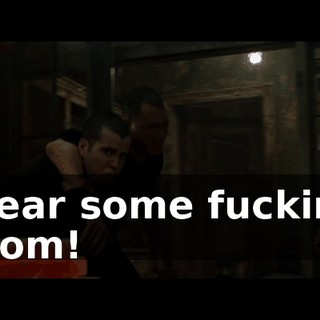 Clear some fucking room!