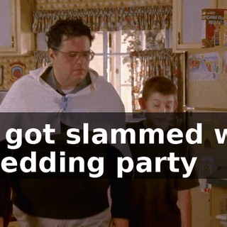We got slammed with a wedding party