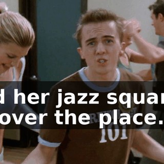 and her jazz square's all over the place.