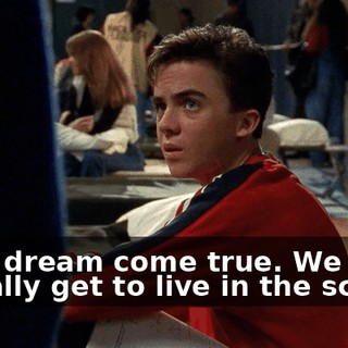 It's a dream come true. We actually get to live in the school.