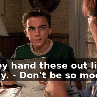 - They hand these out like candy. - Don't be so modest.