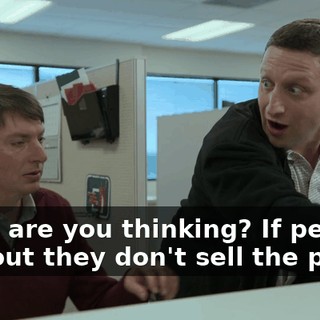 What are you thinking? If people find out they don't sell the pants,