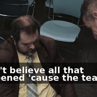 I can't believe all that happened 'cause the teacher.
