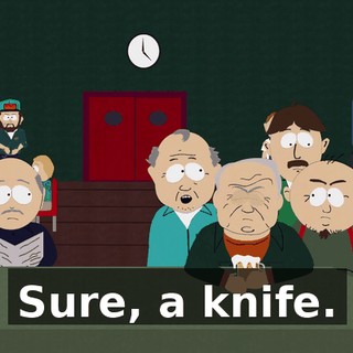Sure, a knife.